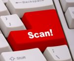 Scan For Virus Or Trojan Stock Photo