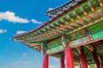 Hwaseong Fortress In Suwon,famous In Korea Stock Photo