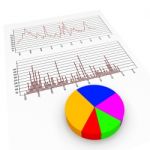 Graph Report Means Biz Trade And Diagram Stock Photo