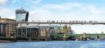 The Millennium Bridge In London Stock Photo