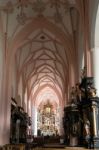 Interior View Of The Collegiate Church Of St Michael In Mondsee Stock Photo