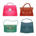 Colorful Woman's Hand Bag Stock Photo