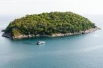 High Angle View Island And Andaman Sea Stock Photo