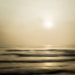 Abstract Seascape With Blurred Panning Motion Background Stock Photo