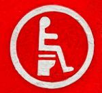 Sign Restroom Of Wheelchair Stock Photo