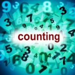 Numbers Counting Represents One Two Three And Learn Stock Photo