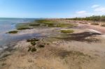 Ria Formosa Marshlands Located In The Algarve, Portugal Stock Photo