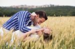 Lovers Enjoying Their Good Time Stock Photo