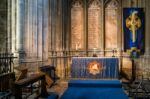 Interior View Of Canterbury Cathedral Stock Photo