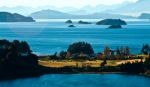 Nahuel Huapi Lake, Patagonia Argentina, From Panoramic Point Nea Stock Photo