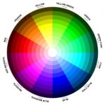 RGB Color Wheel Stock Photo