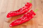 Sweet Red Ramiro Pepper Stock Photo