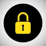 Lock Icon Stock Photo