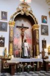 Marbella, Andalucia/spain - July 6 : Statue Of Christ In The Chu Stock Photo