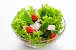 Greek Salad Stock Photo