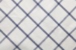 Blue White Texture Fabric Cotton Background Stock Photo