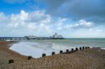 Eastbourne, East Sussex/uk - October 21 : Tail End Of Storm Bria Stock Photo