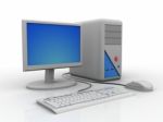 3d Computer Stock Photo