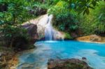 Erawan Waterfall Stock Photo