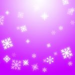 Snow Flakes Background Means Winter Celebration Or Shiny Snow Stock Photo