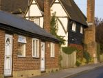 Typical English Village House Stock Photo