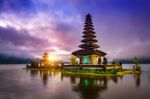 Pura Ulun Danu Bratan Temple In Bali, Indonesia Stock Photo