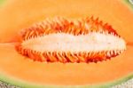 Texture Of Ripe Melon Stock Photo