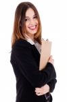 Young Businesswoman Stock Photo