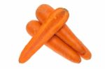 Carrot Isolated On White Background Stock Photo