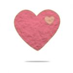 Plasticine Heart Stock Photo