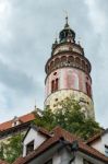 State Castle And Chateau Complex Of Cesky Krumlov Stock Photo