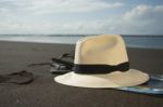 Panama Hat Stock Photo