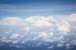 Beautiful Blue Sky With White Cloud Stock Photo