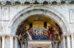 Venice, Italy/europe - October 12 : Partial View Of Saint Marks Stock Photo