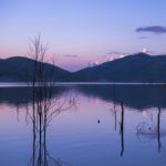 Hinze Dam At Dusk Stock Photo