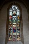 Interior View Of St James Church In Rothenburg Stock Photo