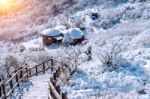 Deogyusan Mountains Is Covered By Snow In Winter,south Korea Stock Photo