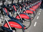 Bikes For Hire In London Stock Photo