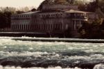 Postcard With An Amazing Niagara River At Fall Stock Photo