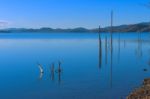 Lake Wivenhoe In Queensland During The Day Stock Photo