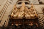 Durham Cathedral Organ Stock Photo