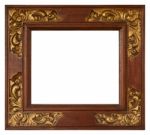 Bali Gold Frame Stock Photo