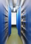 The Communication And Internet Network Server Room Stock Photo