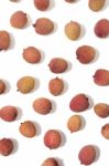 Bunch Of Lychee Fruits Stock Photo