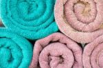 Roll Of Towels Stock Photo