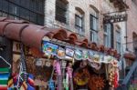 Olvera Street Market In Los Angeles Stock Photo