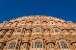 Hawa Mahal Palace (palace Of The Winds) In Jaipur Stock Photo