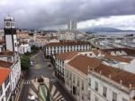 Ponta Delgada City View Stock Photo