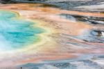 Grand Prismatic Spring Stock Photo