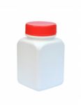 Blank Medicine Bottle On White Background Stock Photo